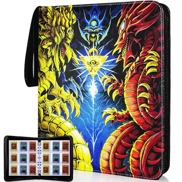 KarlyPro Card Binder for Y-G-O Trading Cards 990 Pockets,Egyptian God Style Card Holder For TCG and other Cards by KarlyPro - Used - Very Good condition - US$28.21