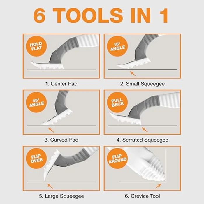 FurDozer Pet Hair Remover & Auto Detailing Tools - Cat & Dog Hair Remover for Carpets, Car Interiors, Couches, Bedding, & Pet Furniture (Gray, (2 Pack) - X6) by Neater Pet Brands - Image 9