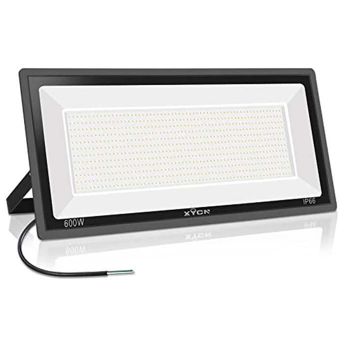 XYCN 600W LED Stadium Flood Lights Outdoor(3050W Equivalent),67500LM Super Bright LED Arena Lights,100-277V IP66 Waterproof 5000K Daylight White Commercial Lighting for Sports Fields and Counts by XYCN - Used - Like New condition - US$98.94