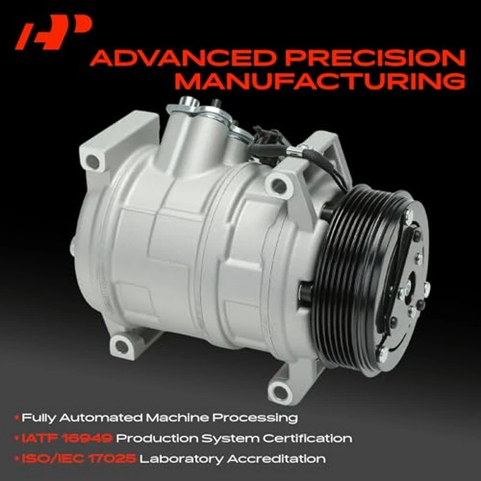 A-Premium A/C Compressor with Clutch Compatible with Chevrolet Traverse 2009-2012, GMC Acadia 2007-2012, Buick Enclave 2008-2012, Saturn Outlook 2007-2010 by A-Premium - Image 3