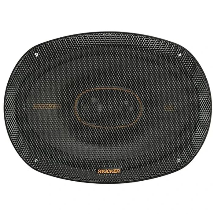 KICKER 51KSC69304 Coaxial Speaker System, 3-Way Design, One (1) Pair, 6" x 9" (160mm x 230mm) Polypropylene Woofer/Mid, 1" (25mm) Silk-Dome Midrange, 3/4" (20mm) Silk-Dome Tweeter, 150 Watts RMS by KICKER - Image 2