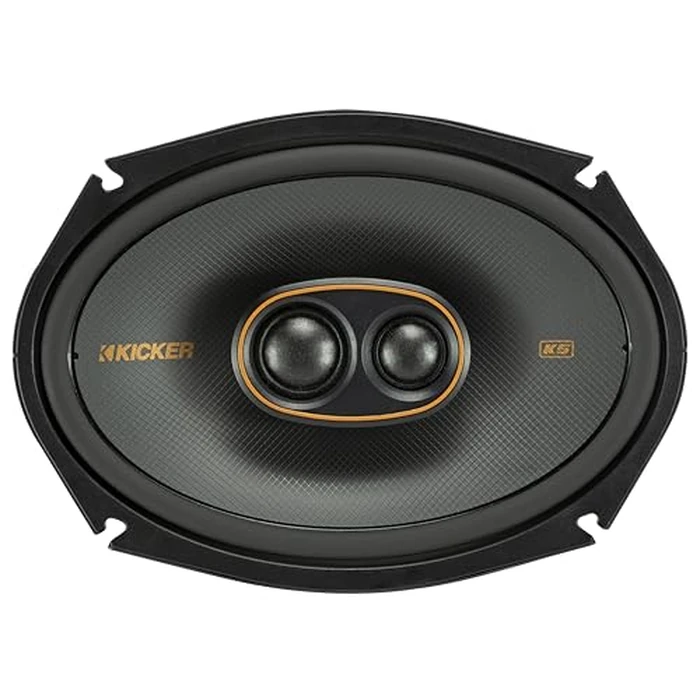 KICKER 51KSC69304 Coaxial Speaker System, 3-Way Design, One (1) Pair, 6" x 9" (160mm x 230mm) Polypropylene Woofer/Mid, 1" (25mm) Silk-Dome Midrange, 3/4" (20mm) Silk-Dome Tweeter, 150 Watts RMS by KICKER - Image 3