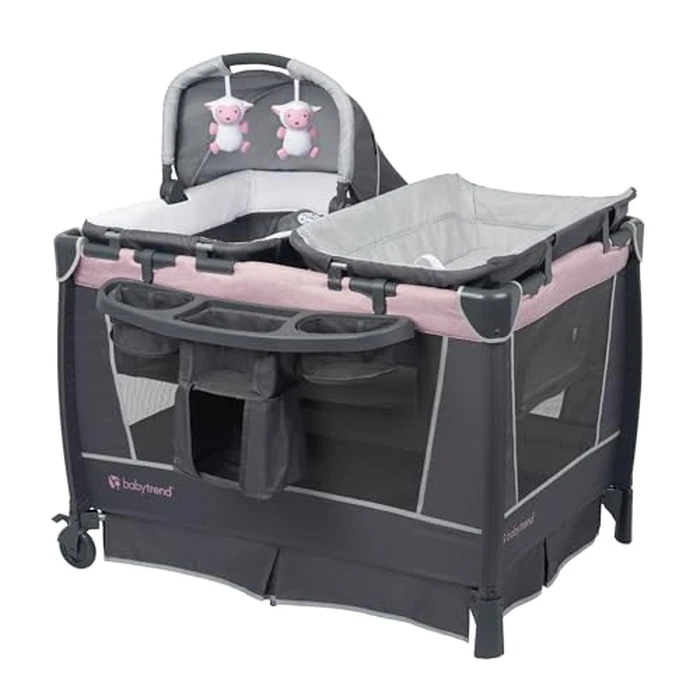 Baby Trend Simply Smart Nursery Center Playard, Dash Pink by Baby Trend - Used - Like New condition - US$119.62