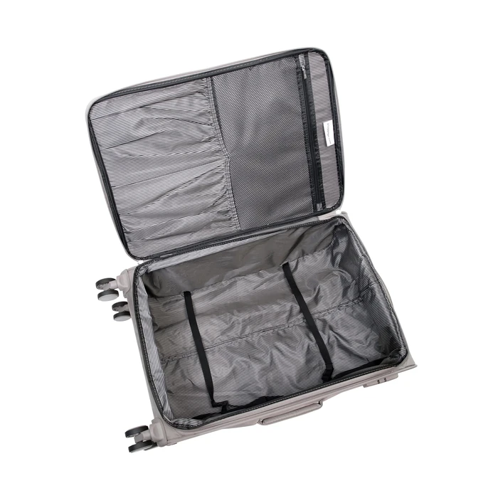 It Luggage Lustrous Luxe 28" Softside Checked 8 Wheel Spinner, Moon Rock, Medium, Lustrous Luxe 28" Softside Checked 8 Wheel Spinner by IT Luggage - Image 4