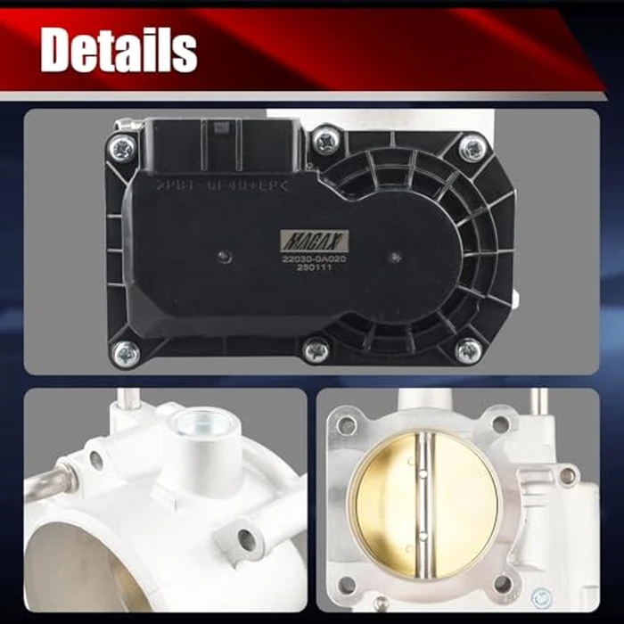 MACAX Electronic Throttle Body Assembly S20123 Compatible with Lexus ES330 RX330 RX400h Toyota Camry Highlander Sienna Solara Replaces 22030-0A020 TB1110 TB1158 977-335 by MACAX - Image 4