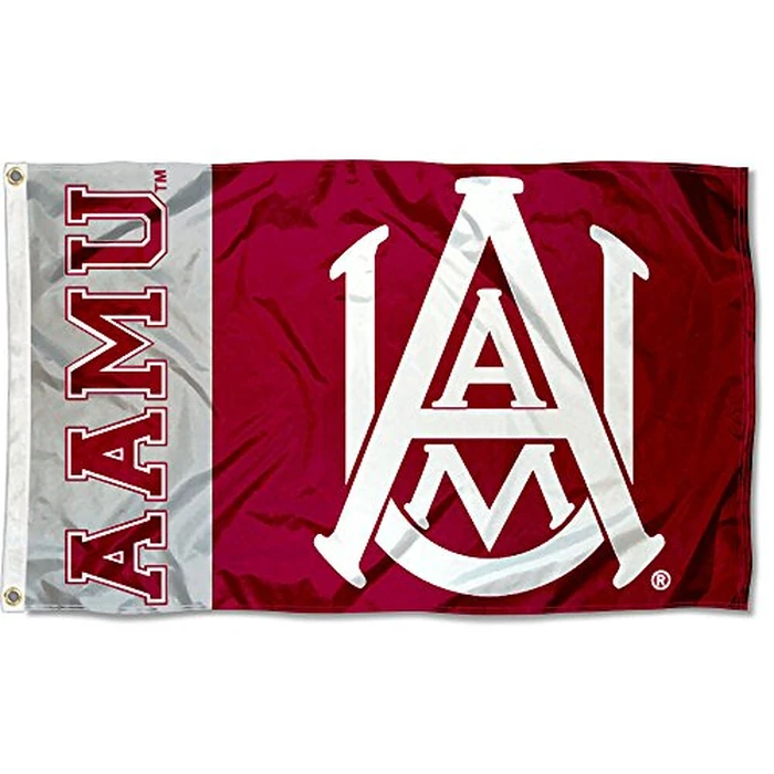 Alabama A&M Bulldogs AAMU University Large College Flag by College Flags & Banners Co. - Image 1