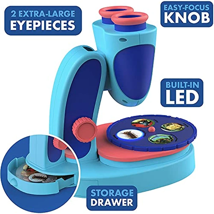Educational Insights GeoSafari Jr. Kidscope, Kids Microscope, STEM Toy, Easter Basket Stuffers for Kids, Gift for Boys & Girls, Ages 5+ by Educational Insights - Image 6