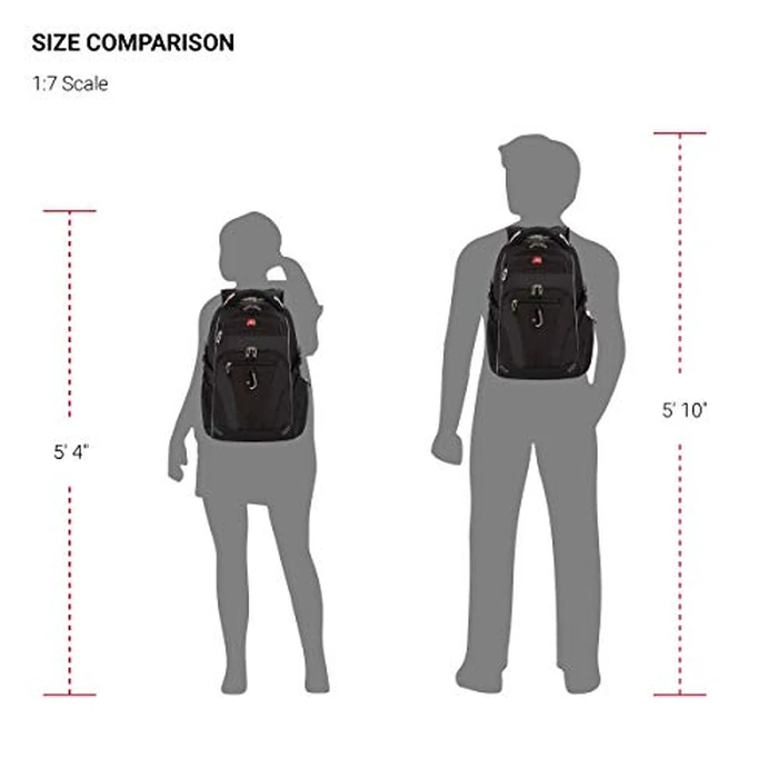 SwissGear SA6752.Black TSA Friendly ScanSmart Laptop Backpack, Fits Most 18" Laptops and Tablets by SwissGear - Image 6