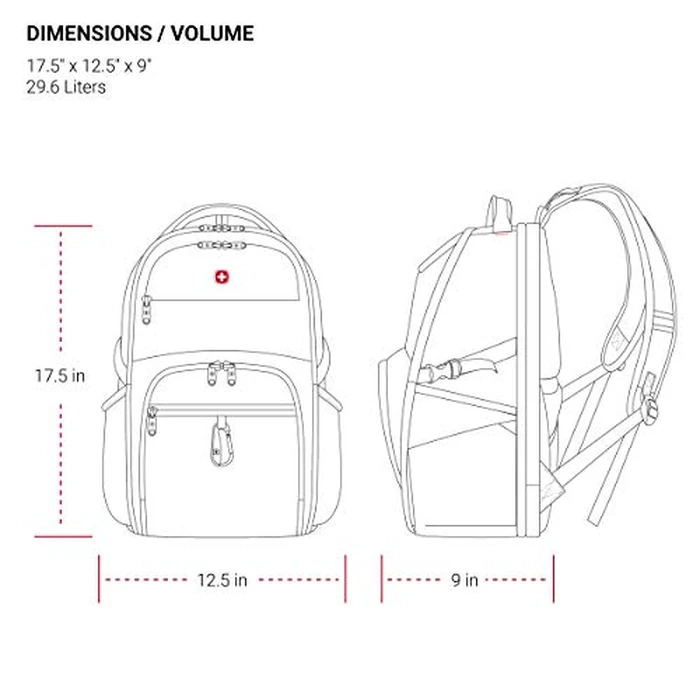 SwissGear SA6752.Black TSA Friendly ScanSmart Laptop Backpack, Fits Most 18" Laptops and Tablets by SwissGear - Image 7