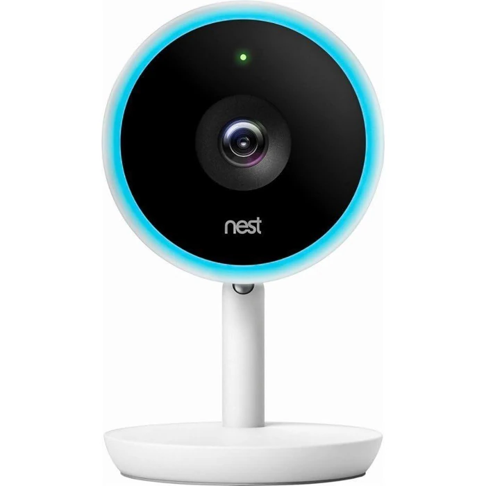 Google Nest Cam Indoor IQ Security Camera NC3100US - White by Google - Refurbished - Acceptable condition