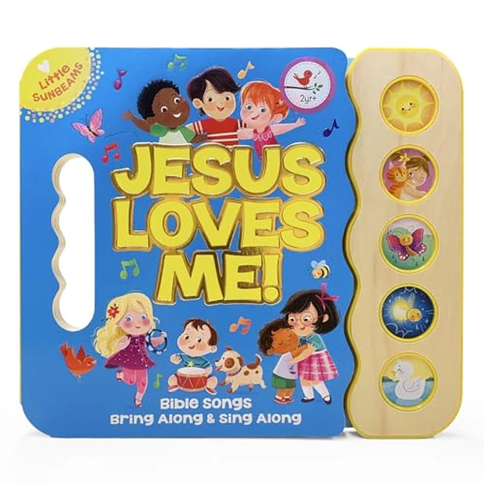 Jesus Loves Me 5-Button Songbook - Perfect Gift for Easter Baskets, Christmas, Birthdays, Baptisms, and More (Little Sunbeams) by Cottage Door Press - Used - Acceptable condition - US$2.91