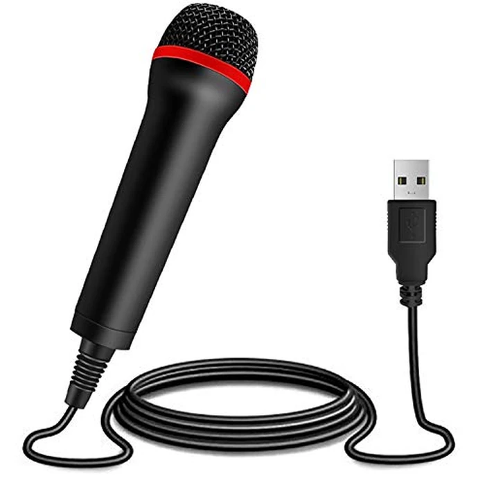 TPFOON 4M 13FT Wired USB Microphone for Rock Band, Guitar Hero, Let's Sing - Compatible with Sony PS2, PS3, PS4, PS5, Nintendo Switch, Wii, Wii U, Microsoft Xbox 360, Xbox One and PC by TPFOON - Image 2