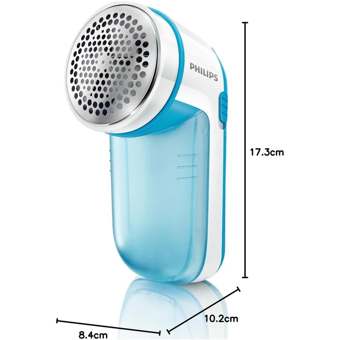 Philips Fabric Shaver, Removes Fabric Pills, Suitable for All Garments, Large Blade Surface, Cleaning Brush, Includes Batteries, Blue (GC026/00) by Philips - Image 7