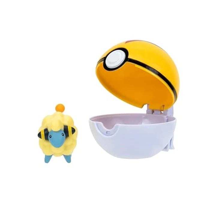 PKW3137 - Clip 'n'Go Poké Balls - Voltilamm & Level Ball, Official Pokéball with 5 cm Figure by Pokémon - Image 5