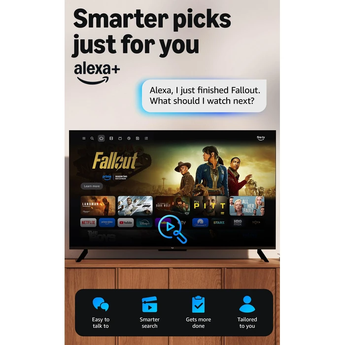 Amazon Ember 55" Mini-LED Series with Fire TV (newest model), QLED 4K UHD smart TV, Dolby Vision IQ, 144hz gaming mode, Ambient Experience, hands-free with Alexa by Amazon - Image 3