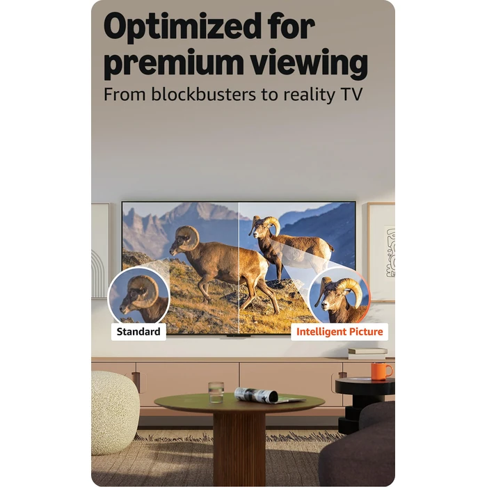 Amazon Ember 55" Mini-LED Series with Fire TV (newest model), QLED 4K UHD smart TV, Dolby Vision IQ, 144hz gaming mode, Ambient Experience, hands-free with Alexa by Amazon - Image 4