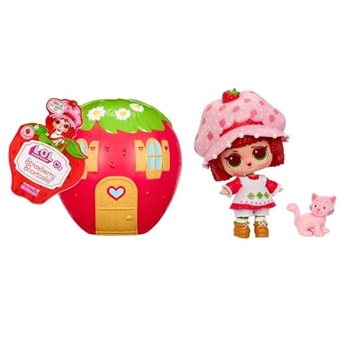 LOL Surprise Loves The World of Strawberry Shortcake Tots with Scented Dolls, Pets, and Transforming Strawberry House Playset - Gift for Kids Ages 4+ by L.O.L. Surprise! - Used - Like New condition