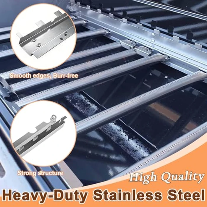 64849 Burner Support Brackets Replacement Parts for Weber Summit S/E-670 S/E-650 S/E-620 Gas Weber Summit Grill Parts, Flavorizer Bars Brackets for Weber Summit 600 Series Grill Center Accessories by MOASKER - Image 6