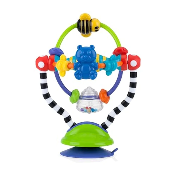 Nuby Silly Spinwheel Toy with Suction Base - Interactive High Chair Toy for Babies and Toddlers - 6+ Months by Nuby - Image 1