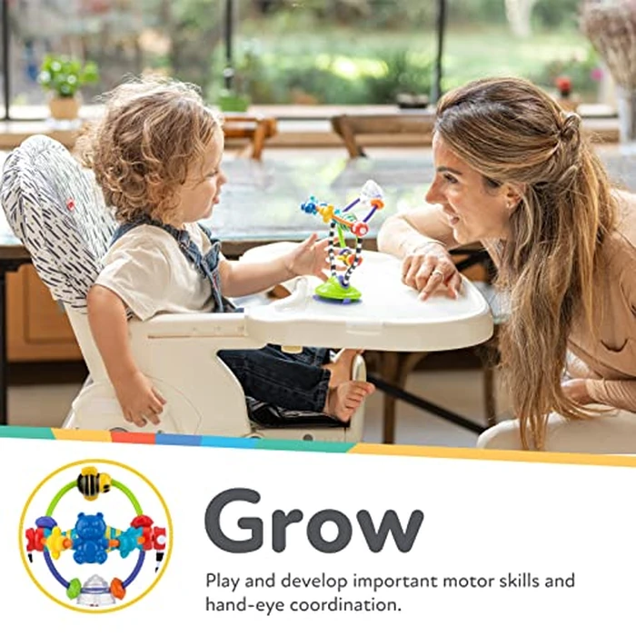 Nuby Silly Spinwheel Toy with Suction Base - Interactive High Chair Toy for Babies and Toddlers - 6+ Months by Nuby - Image 2