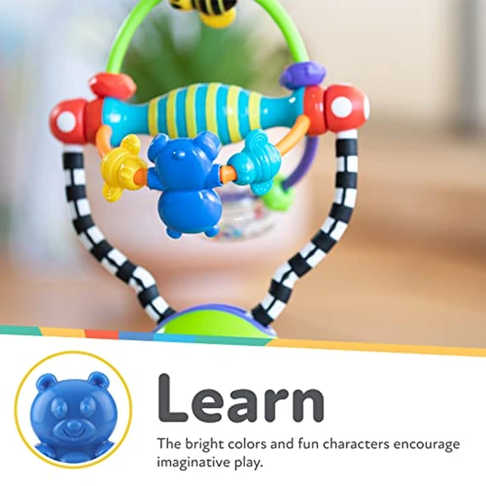 Nuby Silly Spinwheel Toy with Suction Base - Interactive High Chair Toy for Babies and Toddlers - 6+ Months by Nuby - Image 3