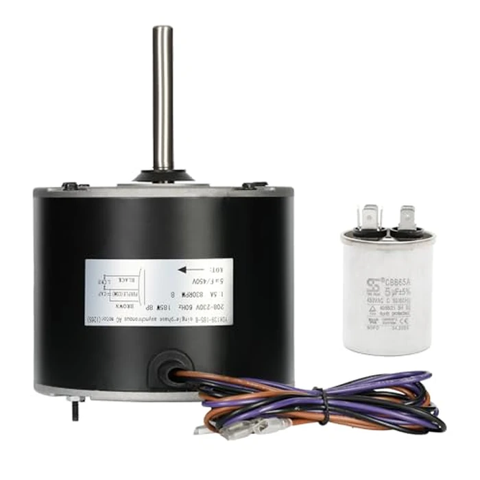 0131M00061SP, 1/4 Hp Condenser Fan Motor Replaces Goodman Condenser Fan Motor, Zongshan Broad-Ocean YDK-180S84062-01-830 RPM, 1-Speed, Replaces Amana Janitrol P/N: 0131M00014PS by Knocokie - Used - Like New condition - US$97.57