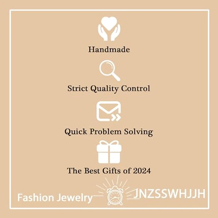 JNZSSWHJJH Bracelets for Women - 18K Gold Plated Disc Letter N Initial Bracelet | Dainty Letter Charm Bracelet | Initial Bracelets for Women by JNZSSWHJJH - Image 7