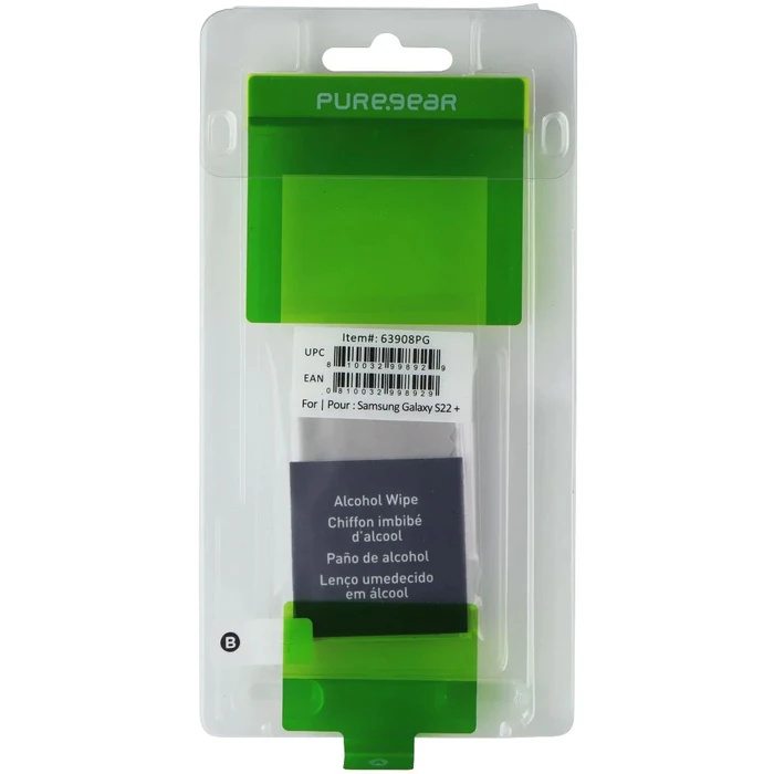 PureGear Tempered Glass for Samsung Galaxy S22+ (63908PG) - Clear by PureGear - Image 1