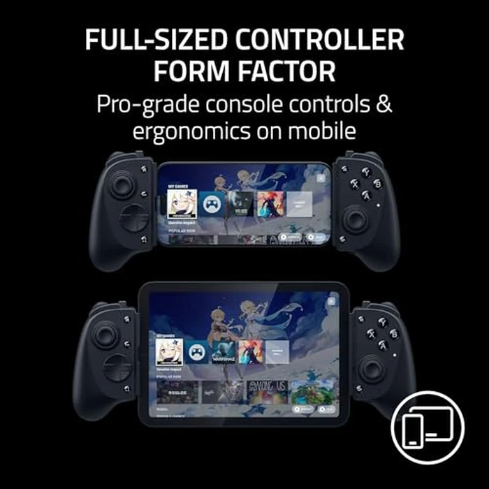 Razer Kishi V3 Pro Gaming Controller for iPhone 15, 16, 17 Series, Android & iPad mini up to 8": Full Sized TMR Thumbsticks - Back Buttons - PC Remote Play - Haptics - 3 Free Months of Apple Arcade by Razer - Image 3