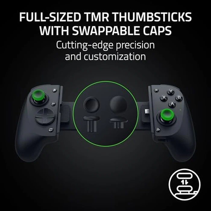 Razer Kishi V3 Pro Gaming Controller for iPhone 15, 16, 17 Series, Android & iPad mini up to 8": Full Sized TMR Thumbsticks - Back Buttons - PC Remote Play - Haptics - 3 Free Months of Apple Arcade by Razer - Image 6