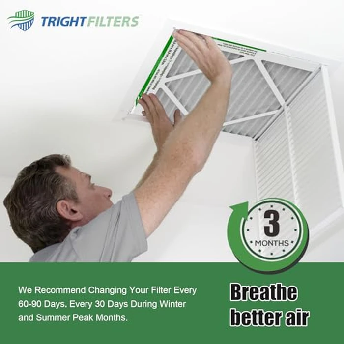 TRIGHTFILTERS 16x20x1 Air Filter 4 Pack, MERV 8 Pleated Dust Defense Air Filters Replacement Air Conditioner HVAC AC Furnace Filter, Durable and Lightweight by TRIGHTFILTERS - Image 5
