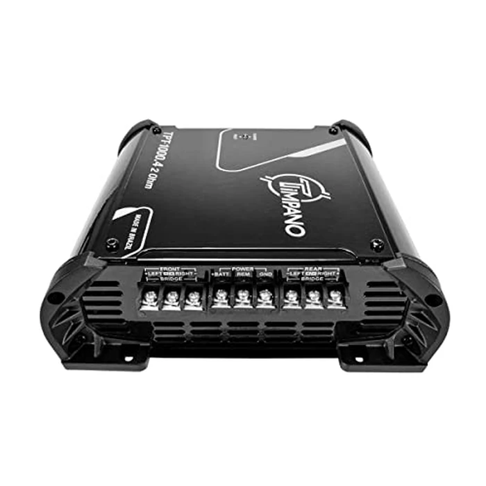 Timpano TPT-1000.4 Compact 4 Channel Car Audio Amplifier - 4 x 260 Watts at 2 Ohms - High Power Stereo 12 Volts Full Range Class D Amp Bridgeable by Timpano - Image 5