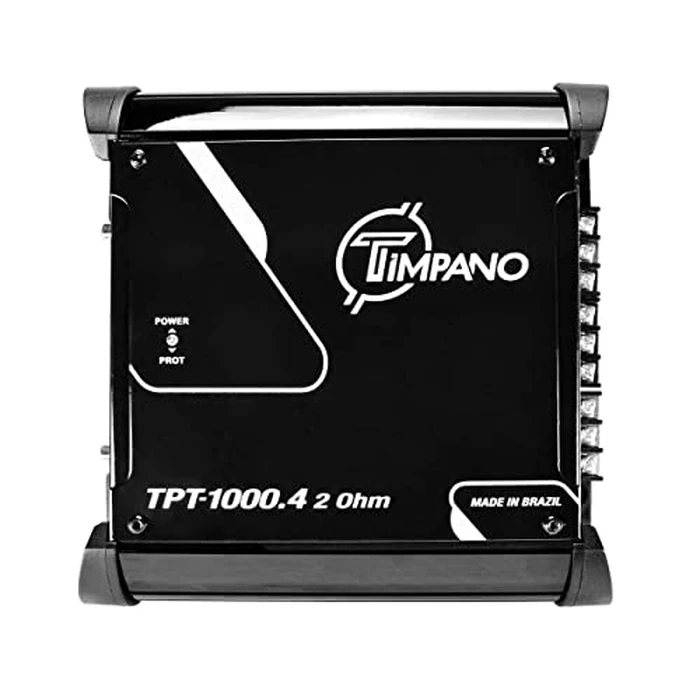 Timpano TPT-1000.4 Compact 4 Channel Car Audio Amplifier - 4 x 260 Watts at 2 Ohms - High Power Stereo 12 Volts Full Range Class D Amp Bridgeable by Timpano - Image 6