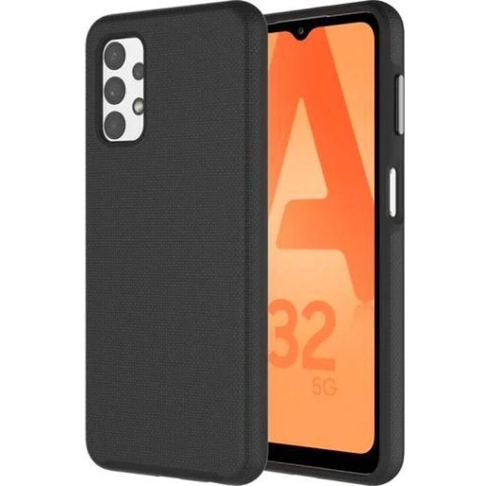 Axessorize PROTech Dual-Layered Anti-Shock Phone Case with Military-Grade Durability for Samsung Galaxy A32 5G - Black by Axessorize - Refurbished - Brand New condition