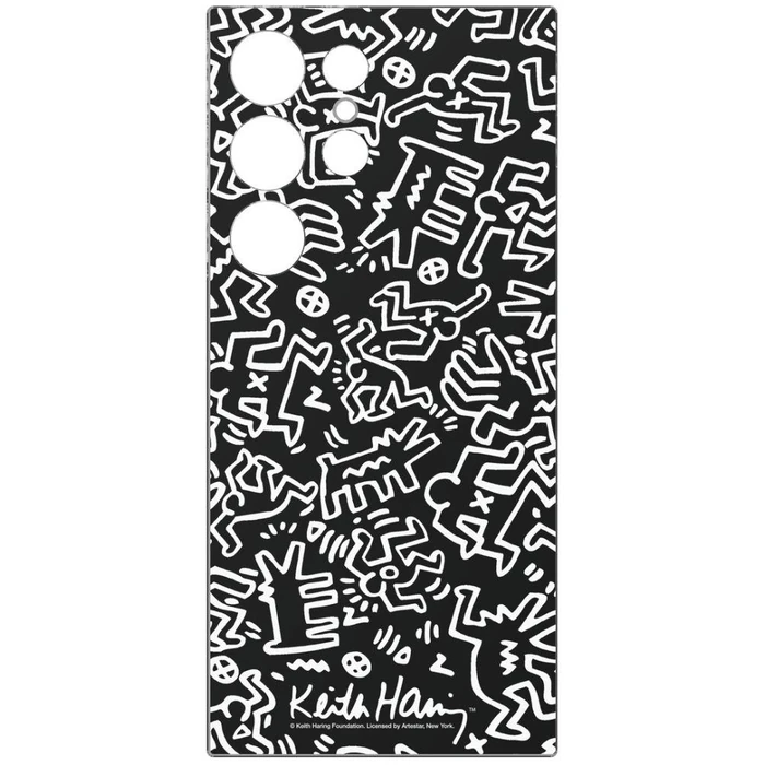 Samsung Keith Haring Flipsuit Card Phone Case for Samsung Galaxy S24 Ultra - Black by Samsung - Refurbished - Brand New condition - US$12.64