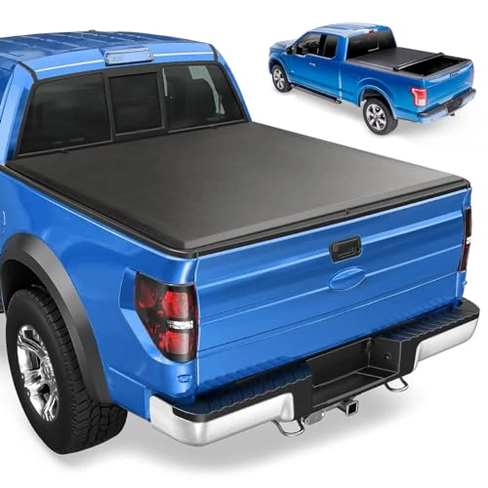 Soft Roll-up Truck Bed Tonneau Cover for Dodge Ram 1500 2009-2018, Ram 1500 Classic 2019-2023, Fleetside 5.7 ft 67.4 in Bed, Without Rambox by Aeagle - Used - Like New condition - US$158.65