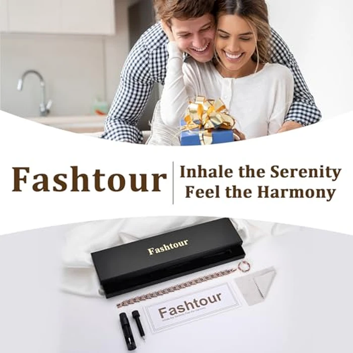 Fashtour Copper Bracelet and Ring Set for Women, 99.99% Pure Copper Magnetic Bracelet with Butterfly Design & Matching Adjustable Heart Ring - 3800 Gauss Magnets, Includes Sizing Tool & Gift Box by Fashtour - Image 6