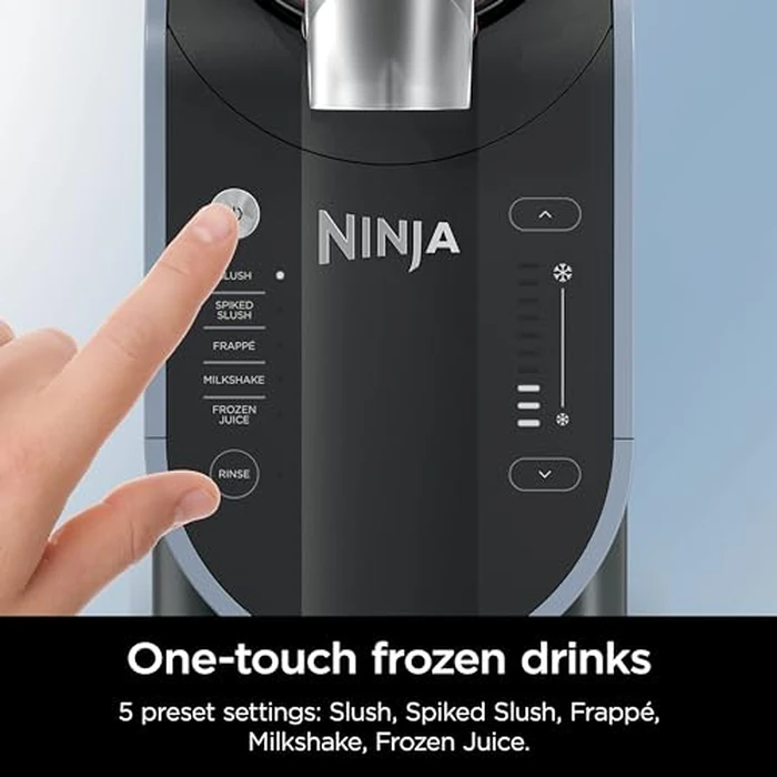 Ninja SLUSHi Professional Frozen Drink & Ice Machine with RapidChill Technology, Slushie Maker, 5 Preset Programs for Frozen Margaritas, Frappés, and More, FS301C (Canadian Version) by Ninja - Image 4