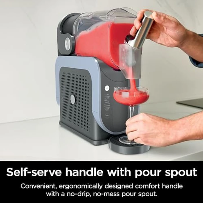 Ninja SLUSHi Professional Frozen Drink & Ice Machine with RapidChill Technology, Slushie Maker, 5 Preset Programs for Frozen Margaritas, Frappés, and More, FS301C (Canadian Version) by Ninja - Image 5