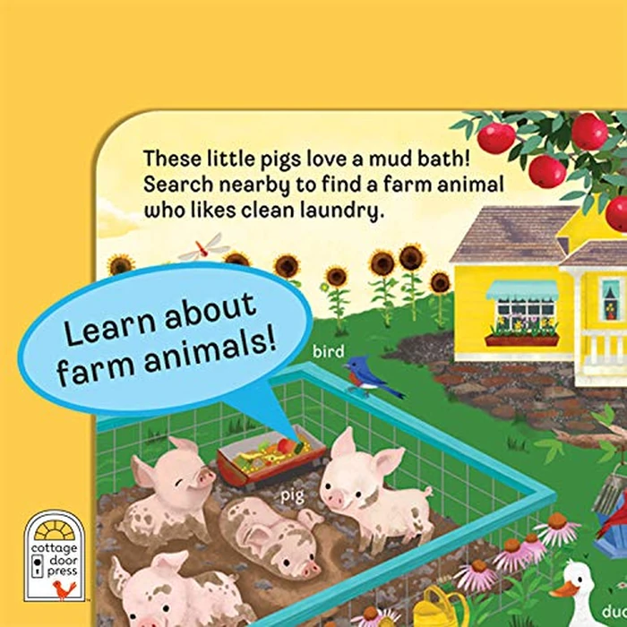 Moo: Peek-a-Flap Children's Board Book by Cottage Door Press - Image 3