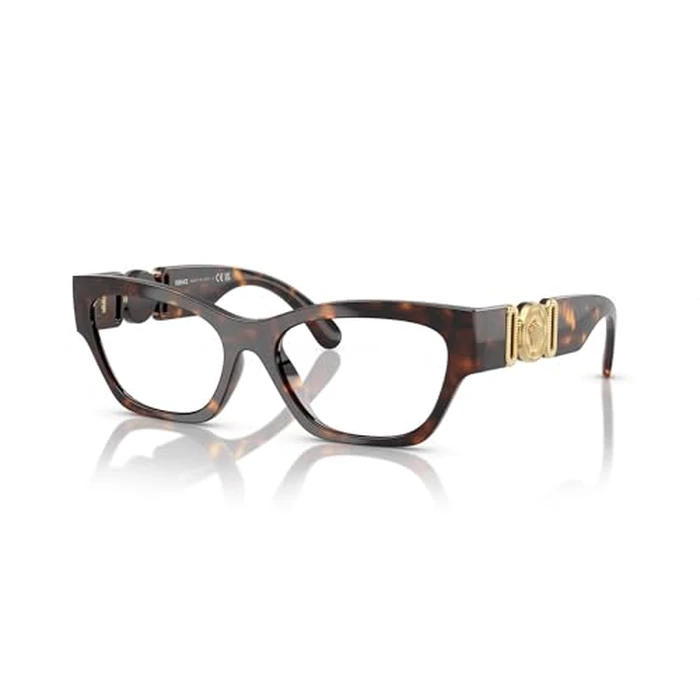 Versace Eyeglasses VE 3367 U 108 Havana by Versace - Image 1
