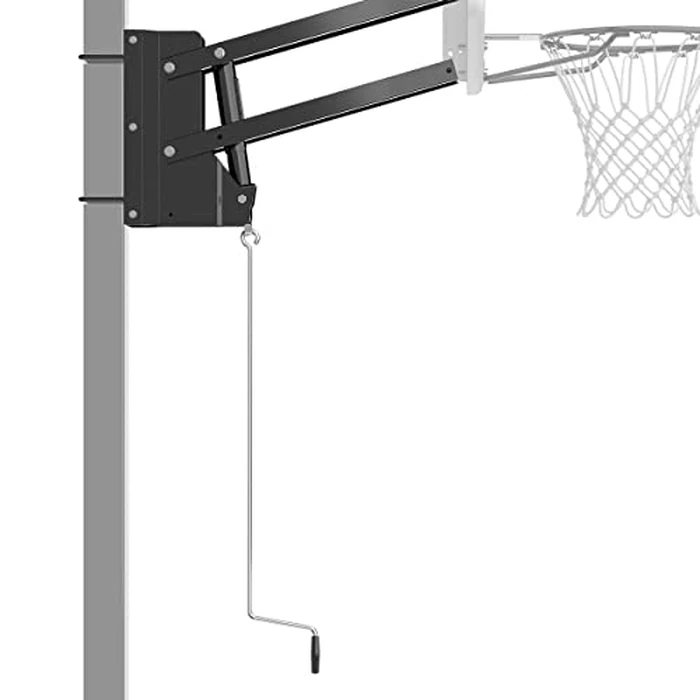 Spalding U-Turn(R) Basketball Backboard Lift System | Adapts to Fit 4" Square Pole or 3.5" Round Pole | Adjustable Height by Spalding - Image 1