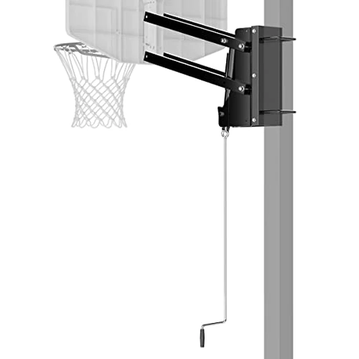 Spalding U-Turn(R) Basketball Backboard Lift System | Adapts to Fit 4" Square Pole or 3.5" Round Pole | Adjustable Height by Spalding - Image 3
