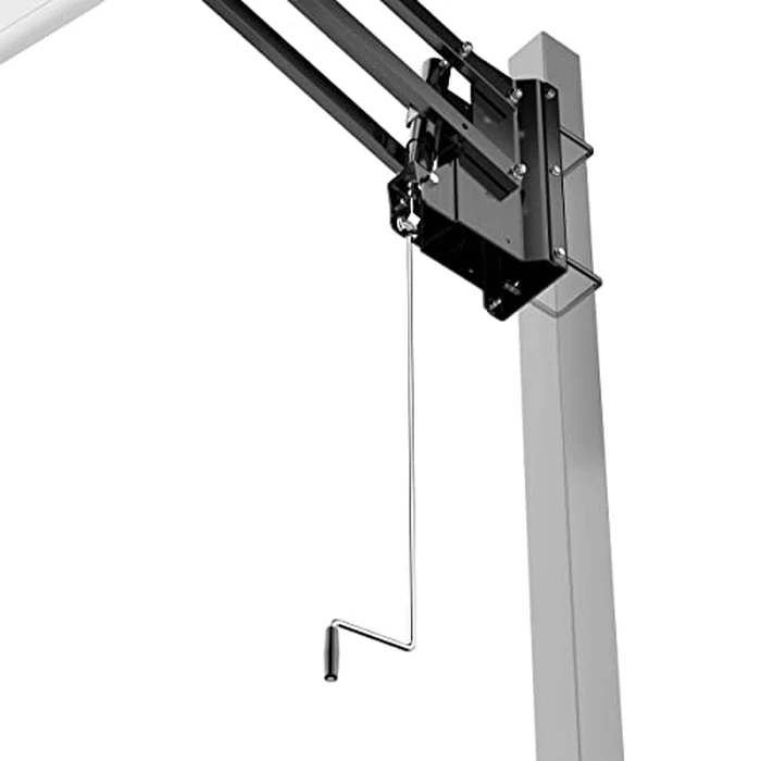 Spalding U-Turn(R) Basketball Backboard Lift System | Adapts to Fit 4" Square Pole or 3.5" Round Pole | Adjustable Height by Spalding - Image 4