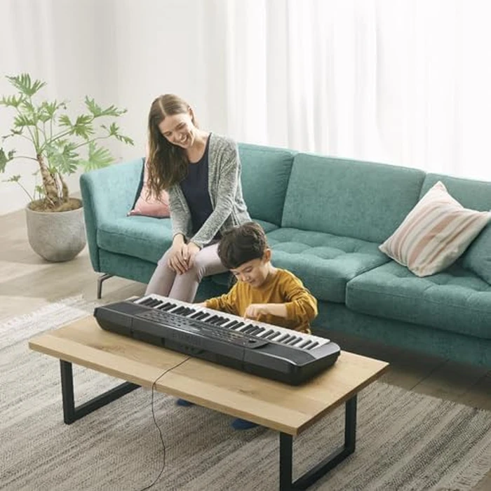 Yamaha 61-Key Portable Keyboard for Beginners with Learning Tools, Music Rest and Power Adapter PSRE283 by Yamaha - Image 2