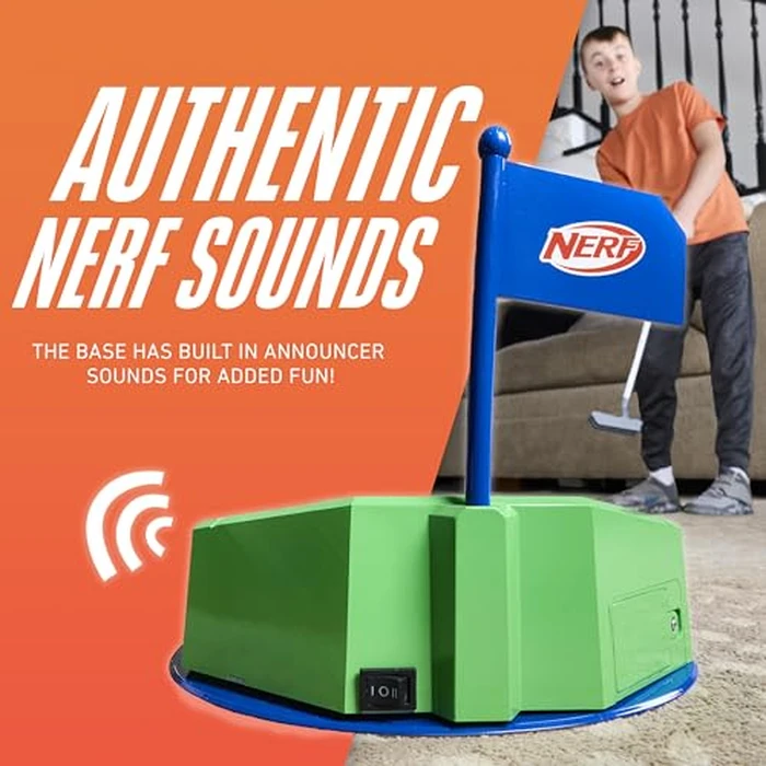 NERF Pivot Putt Golf Game - Automatically Fires Back the Golf Balls - 3 Modes of Play - Spin Mode for Challenge Play by Franklin Sports - Image 5
