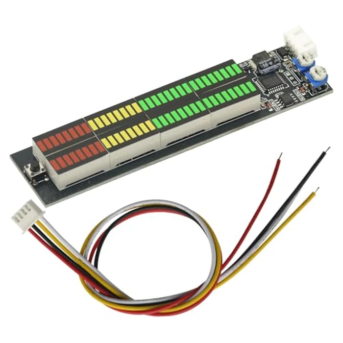 Audio Level Indicator Stereo Music Spectrum LED Light Amplifier VU Meter for Car MP3 Player Light Atmosphere Lamps by GODIYMODULES - Used - Very Good condition - US$15.82