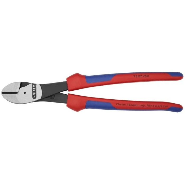 Knipex 74 02 250 10" High Leverage Diagonal Cutters - Black/Red by Knipex - Image 1