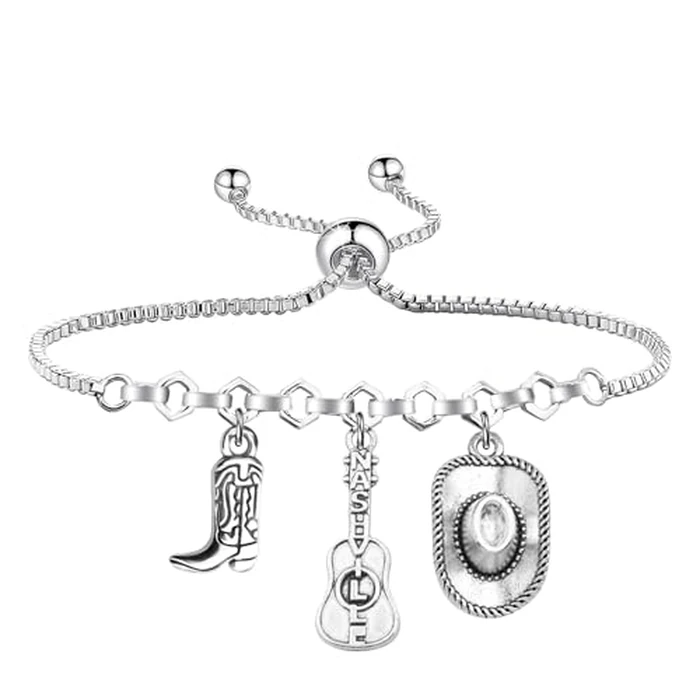 Country Music Jewelry Nashville Concert Trip Gift Western Music Fans (Guitar Bracelet) by Zuo Bao - Image 1