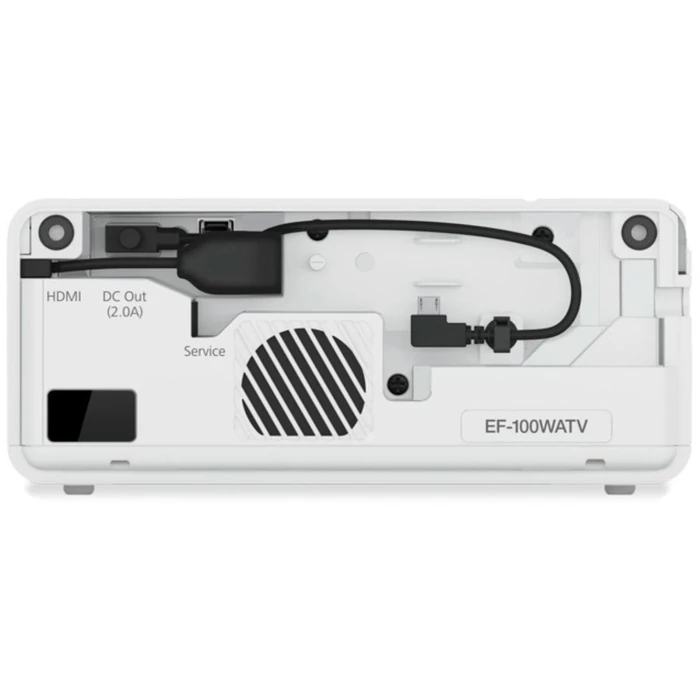 Epson EF-100 Mini-Laser Streaming Projector with Android TV - Classy White by Epson - Image 5